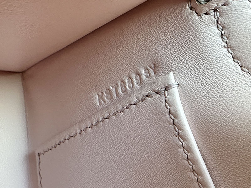 エルメス ケリーミニ2 HERMES ケリーミニ2 外縫い クレ/ローズドラジェ/ゴールド ヴォーエプソン シルバー金具 2627842 エルメス 新作バッグ - 画像 (10)