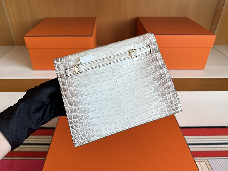 エルメスヒマラヤケリー HERMES ケリーダンス2 ヒマラヤ クロコダイル ゴールド金具 2627849 エルメス 新作バッグ - 画像 (13)
