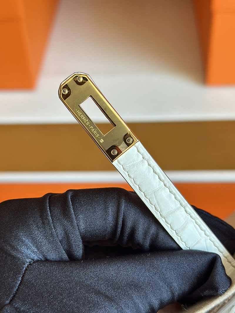 エルメスヒマラヤケリー HERMES ケリーダンス2 ヒマラヤ クロコダイル ゴールド金具 2627849 エルメス 新作バッグ - 画像 (11)