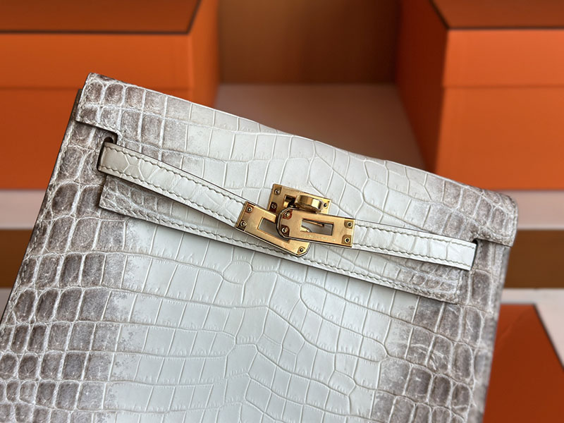 エルメスヒマラヤケリー HERMES ケリーダンス2 ヒマラヤ クロコダイル ゴールド金具 2627849 エルメス 新作バッグ - 画像 (9)