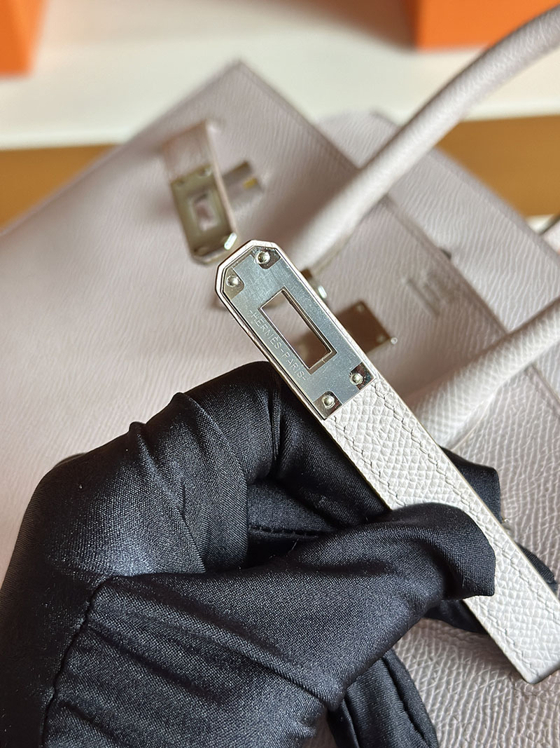 バーキン セリエ 25 定価 HERMES バーキン25 セリエ モーヴシルベストル ヴォーエプソン シルバー金具 2627857 エルメス 新作バッグ - 画像 (5)