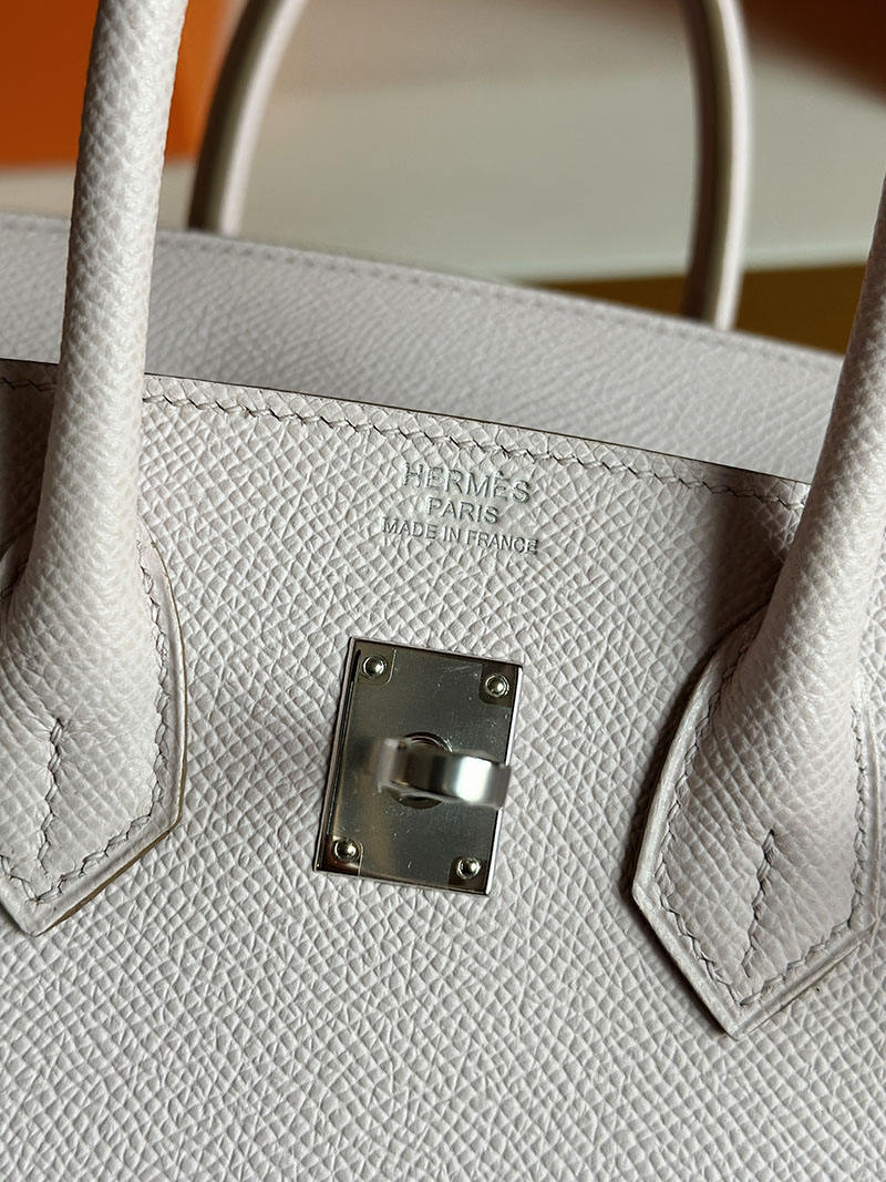 バーキン セリエ 25 定価 HERMES バーキン25 セリエ モーヴシルベストル ヴォーエプソン シルバー金具 2627857 エルメス 新作バッグ - 画像 (3)