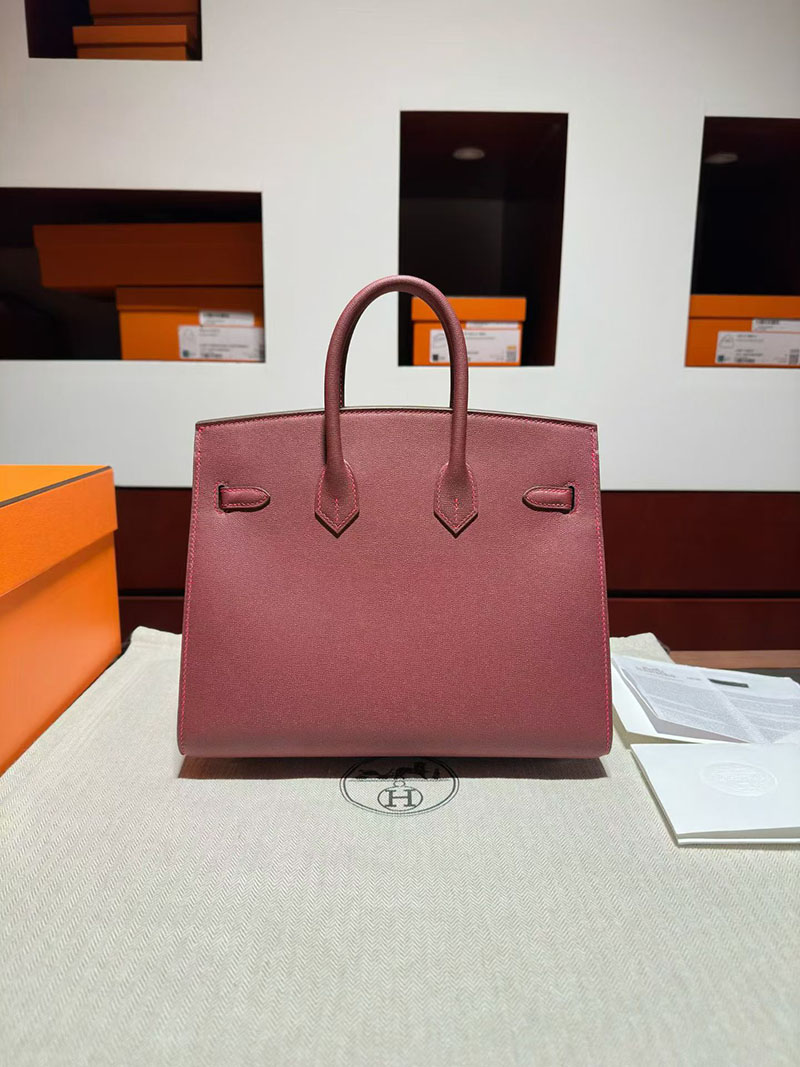 バーキン 外縫い 25 HERMES バーキン25 セリエ ルージュアッシュ ヴォーエプソン ゴールド金具 2627873 エルメス 新作バッグ - 画像 (2)