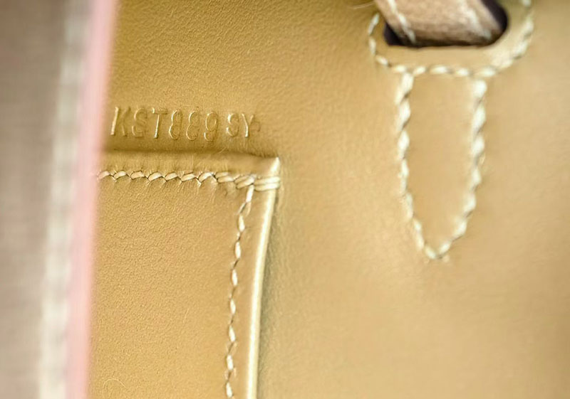 ミニケリー 風バッグ HERMES ケリーミニ2 外縫い ブロンズドレ シェブルミゾル シルバー金具 2627874 エルメス 新作バッグ - 画像 (4)