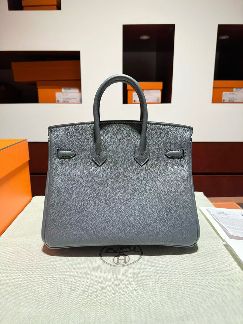 バーキン25 定価 2026 HERMES バーキン25 グラファイト トゴ シルバー金具 2627876 エルメス 新作バッグ - 画像 (9)