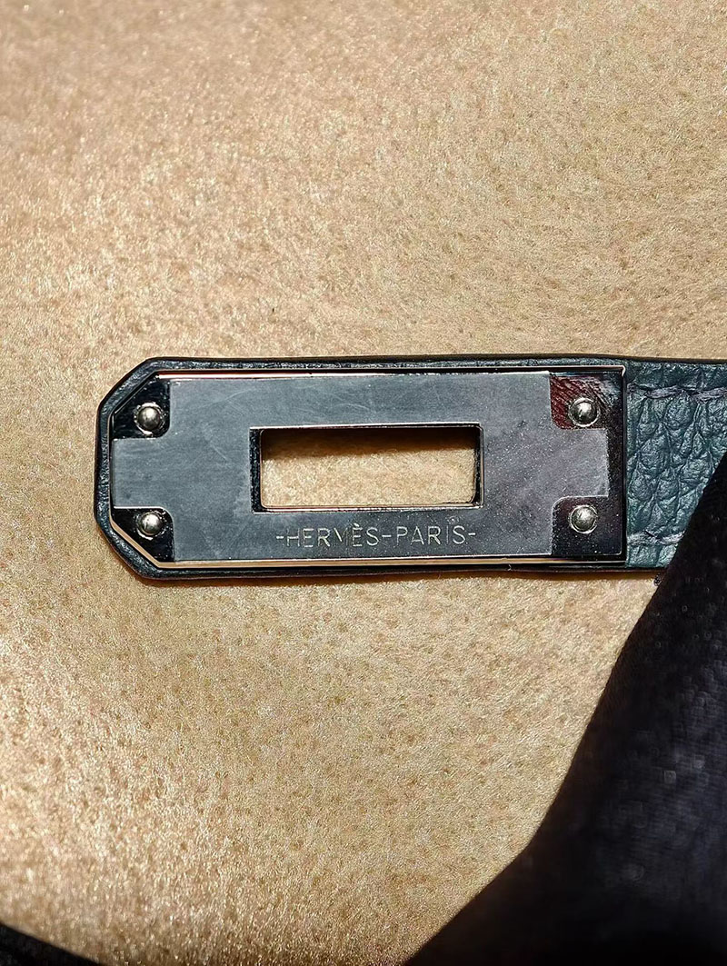 バーキン25 定価 2026 HERMES バーキン25 グラファイト トゴ シルバー金具 2627876 エルメス 新作バッグ - 画像 (7)