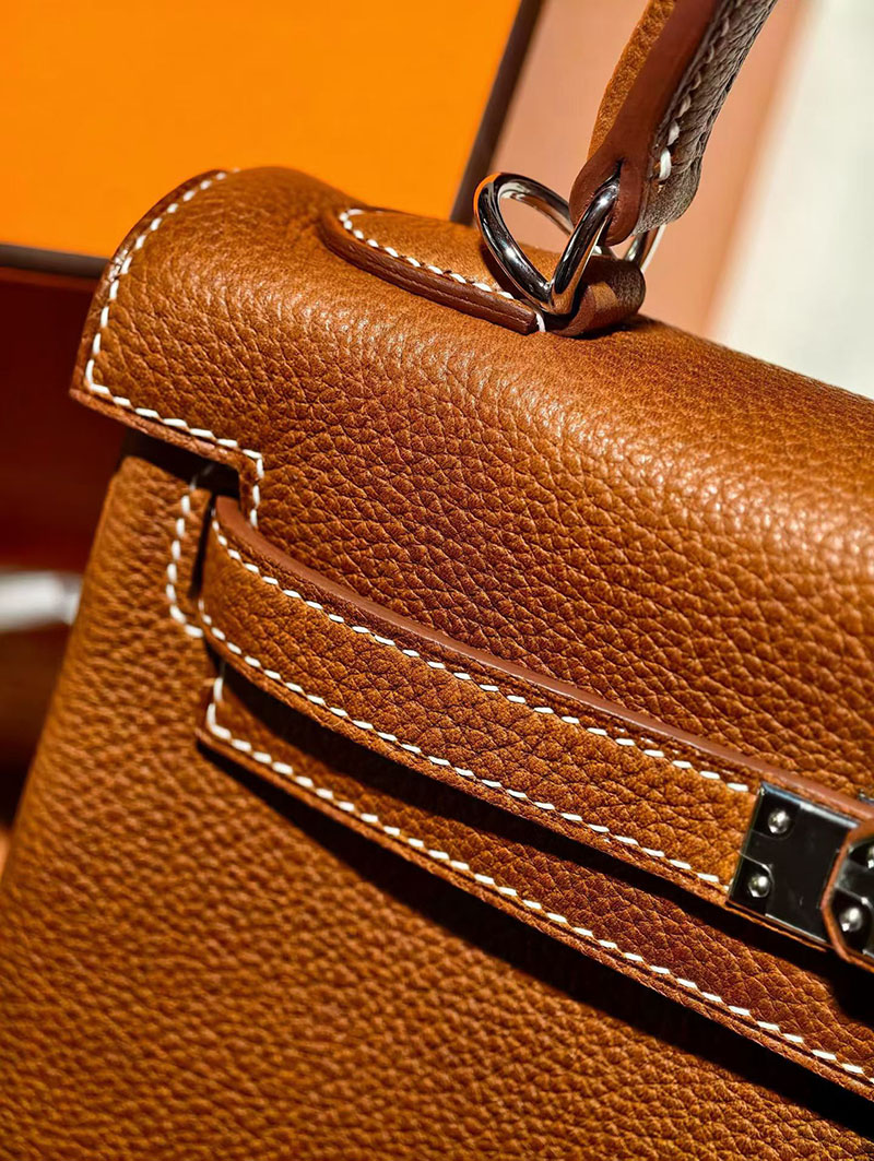 ケリー25 内縫い HERMES ケリー25 内縫い フォーブ バレニア シルバー金具 2627877 エルメス 新作バッグ - 画像 (5)