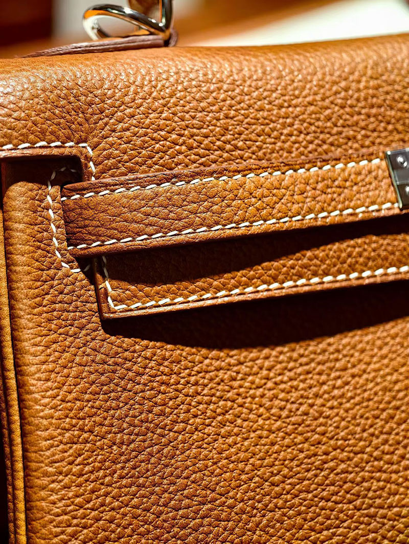 ケリー25 内縫い HERMES ケリー25 内縫い フォーブ バレニア シルバー金具 2627877 エルメス 新作バッグ - 画像 (4)