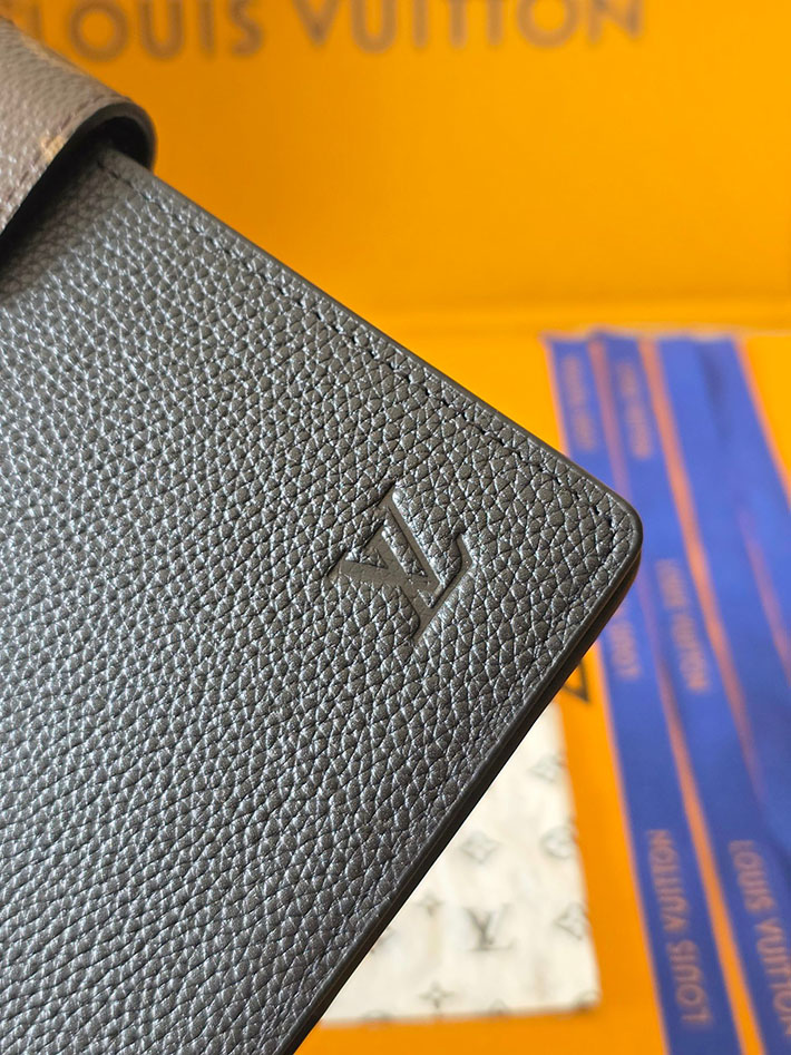 ルイヴィトン販売店舗 カードケース Louis Vuitton ノートブックカバーMM・シャルル ブラック GI1431 ルイヴィトン 手帳 人気 - 画像 (7)