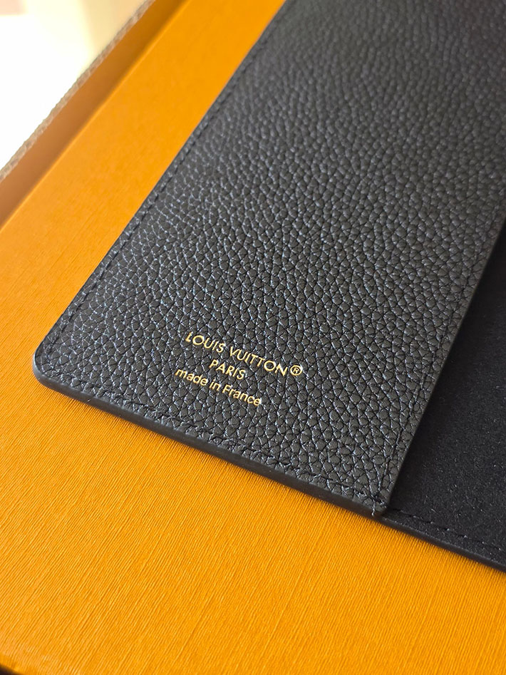 ルイヴィトン販売店舗 カードケース Louis Vuitton ノートブックカバーMM・シャルル ブラック GI1431 ルイヴィトン 手帳 人気 - 画像 (3)