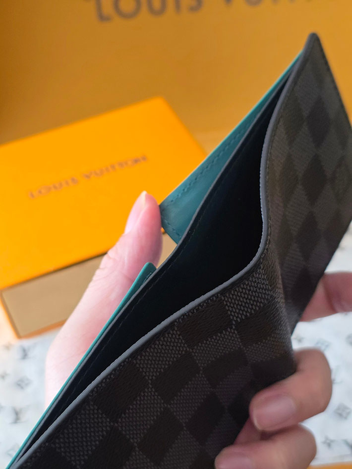 ルイヴィトン販売店舗 財布 メンズ Louis Vuitton LV ポルトフォイユ・スレンダー ブラック N40839 ルイヴィトン 財布 二つ折り 小銭入れあり - 画像 (2)