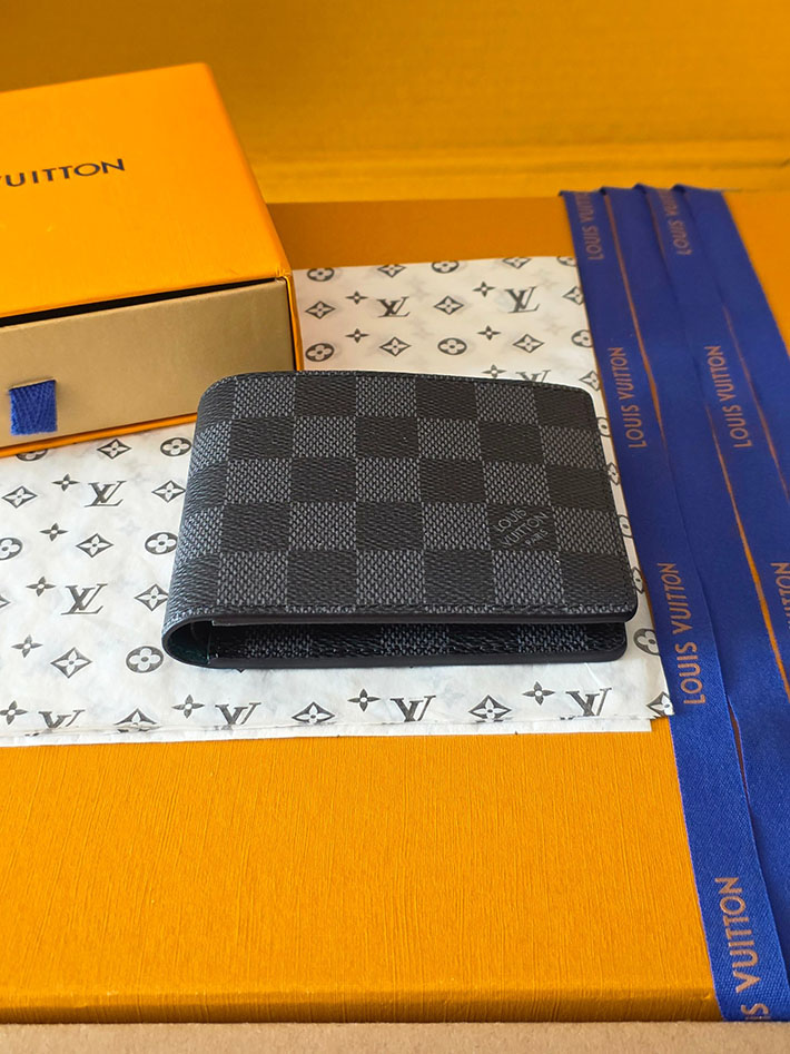 ルイヴィトン販売店舗 財布 メンズ Louis Vuitton LV ポルトフォイユ・スレンダー ブラック N40839 ルイヴィトン 財布 二つ折り 小銭入れあり - 画像 (10)