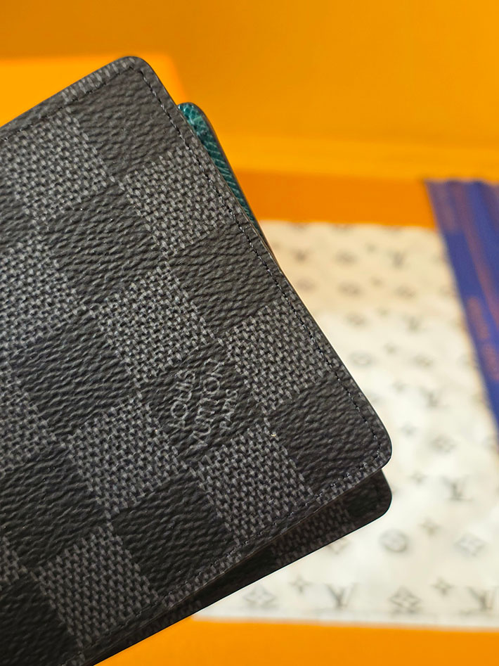 ルイヴィトン販売店舗 財布 メンズ Louis Vuitton LV ポルトフォイユ・スレンダー ブラック N40839 ルイヴィトン 財布 二つ折り 小銭入れあり - 画像 (8)