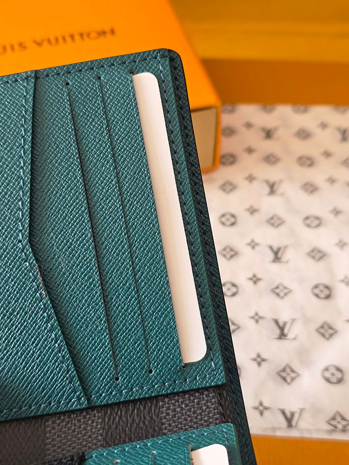 ルイヴィトン販売店舗 財布 メンズ Louis Vuitton LV ポルトフォイユ・スレンダー ブラック N40839 ルイヴィトン 財布 二つ折り 小銭入れあり - 画像 (5)