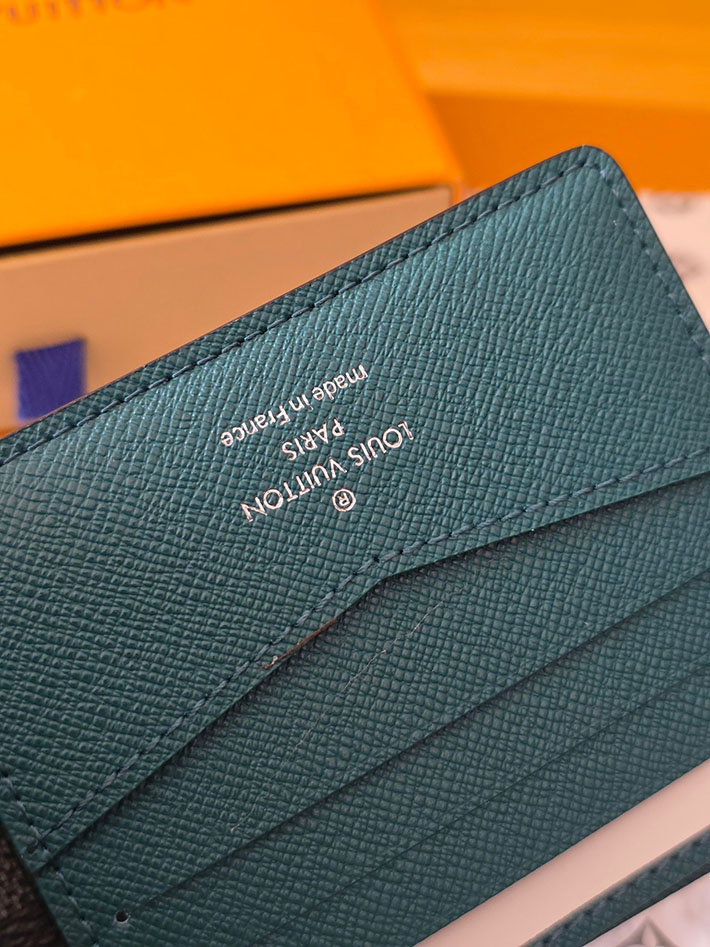 ルイヴィトン販売店舗 財布 メンズ Louis Vuitton LV ポルトフォイユ・スレンダー ブラック N40839 ルイヴィトン 財布 二つ折り 小銭入れあり - 画像 (4)