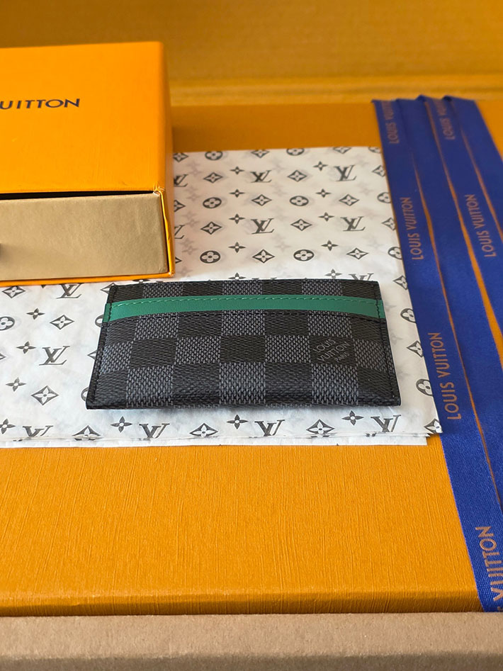 ルイヴィトン販売店舗 カードケース 財布代わり lv Double Card Holder ブラック N40837 ヴィトン カードケース 人気 - 画像 (7)