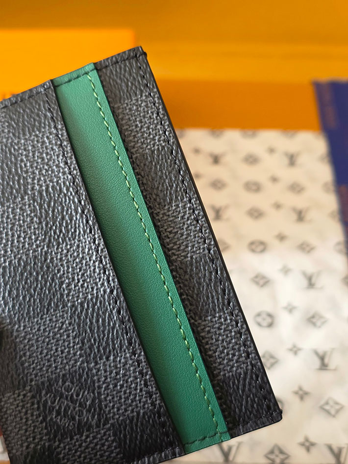 ルイヴィトン販売店舗 カードケース 財布代わり lv Double Card Holder ブラック N40837 ヴィトン カードケース 人気 - 画像 (5)