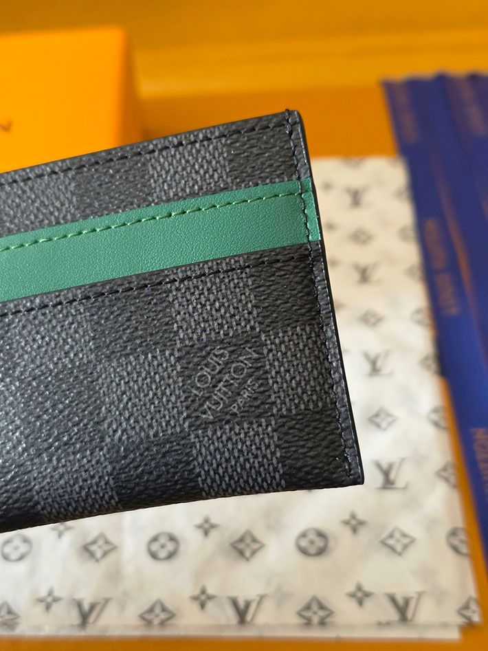 ルイヴィトン販売店舗 カードケース 財布代わり lv Double Card Holder ブラック N40837 ヴィトン カードケース 人気 - 画像 (4)
