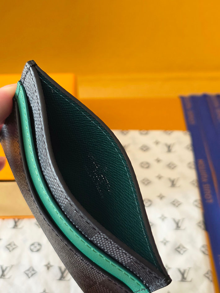 ルイヴィトン販売店舗 カードケース 財布代わり lv Double Card Holder ブラック N40837 ヴィトン カードケース 人気 - 画像 (3)