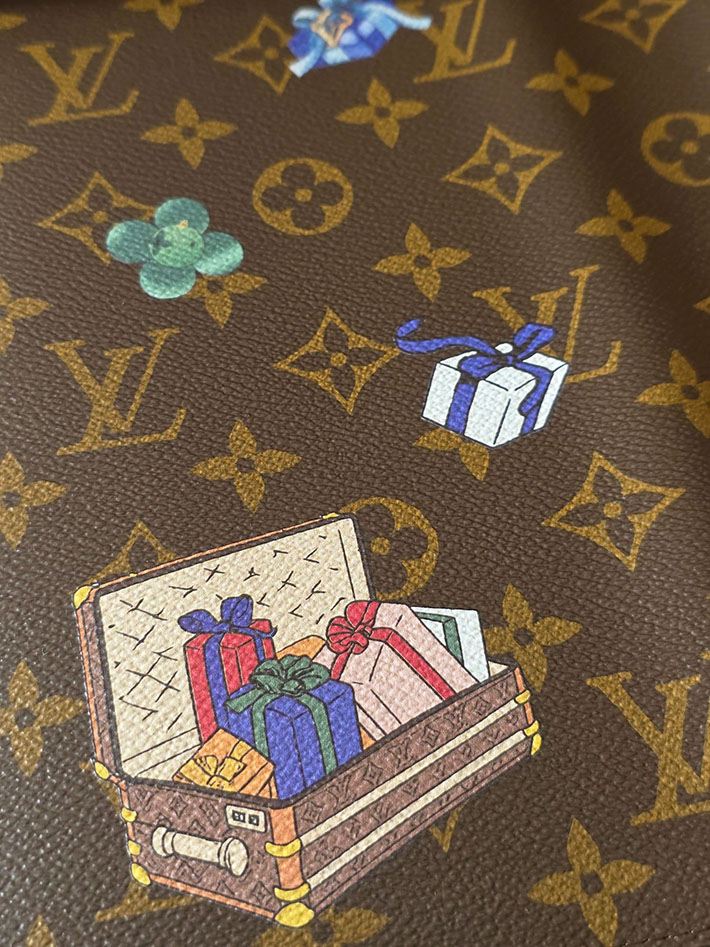ルイヴィトン販売店舗 カードケース Louis Vuitton ノートブックカバーMM ブラウン GI1464 ルイヴィトン ノート 中身 - 画像 (7)