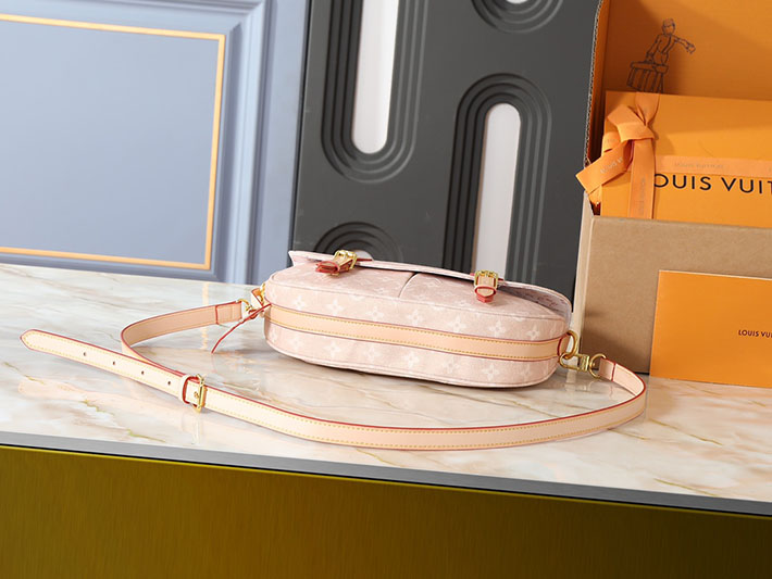 ルイヴィトン販売店舗 バッグ レディース Louis Vuitton キャンバス ショルダーバッグ M15134 ルイヴィトン デニム バッグ ピンク - 画像 (8)