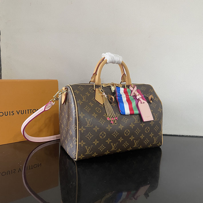 ルイヴィトン販売店舗 バッグ レディース Louis Vuitton Speedy Soft 30 ブラウン M26498 スピーディ30 ショルダー - 画像 (9)