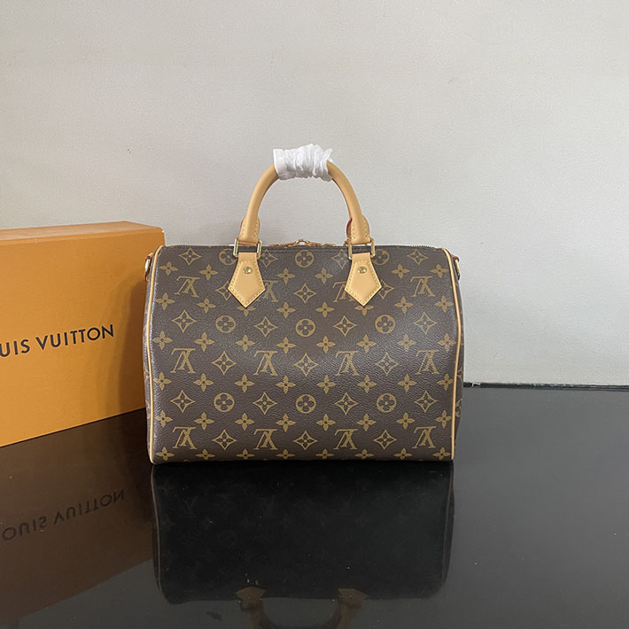 ルイヴィトン販売店舗 バッグ レディース Louis Vuitton Speedy Soft 30 ブラウン M26498 スピーディ30 ショルダー - 画像 (8)