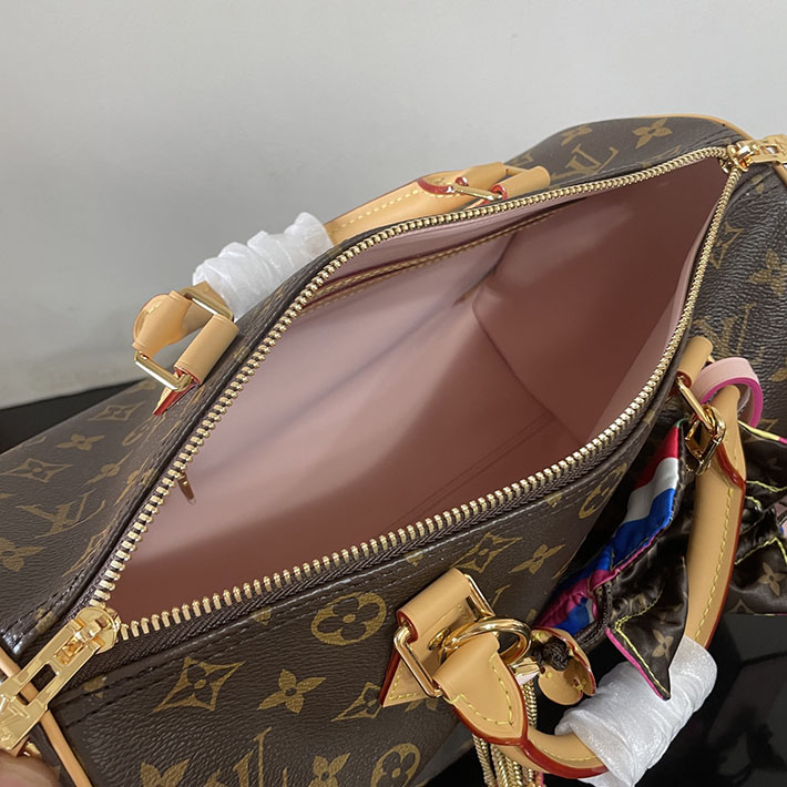 ルイヴィトン販売店舗 バッグ レディース Louis Vuitton Speedy Soft 30 ブラウン M26498 スピーディ30 ショルダー - 画像 (3)