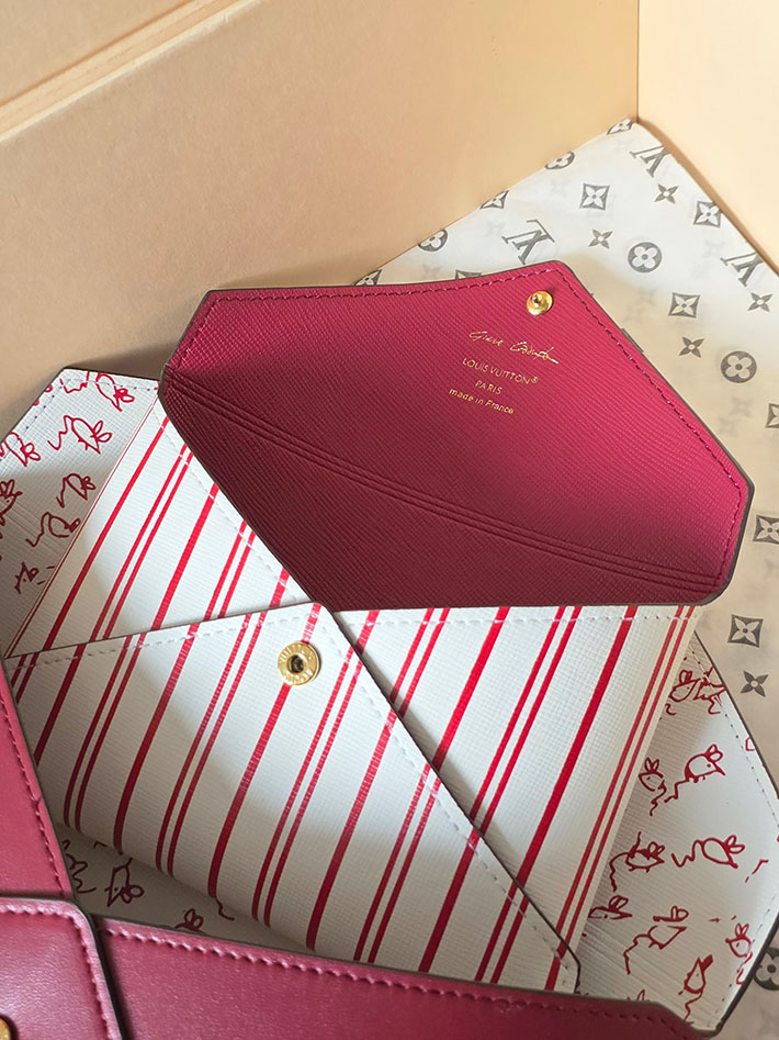 ルイヴィトン販売店舗 バッグ レディース Louis Vuitton ポシェット・キリガミ プラム M25760 ルイヴィトン ポシェット 人気ランキング - 画像 (5)