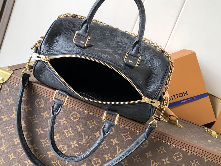 ルイヴィトン販売店舗 バッグ レディース Louis Vuitton スピーディ・バンドリエール 25 ブラック M26486 ルイヴィトン スピーディ25 人気 - 画像 (3)