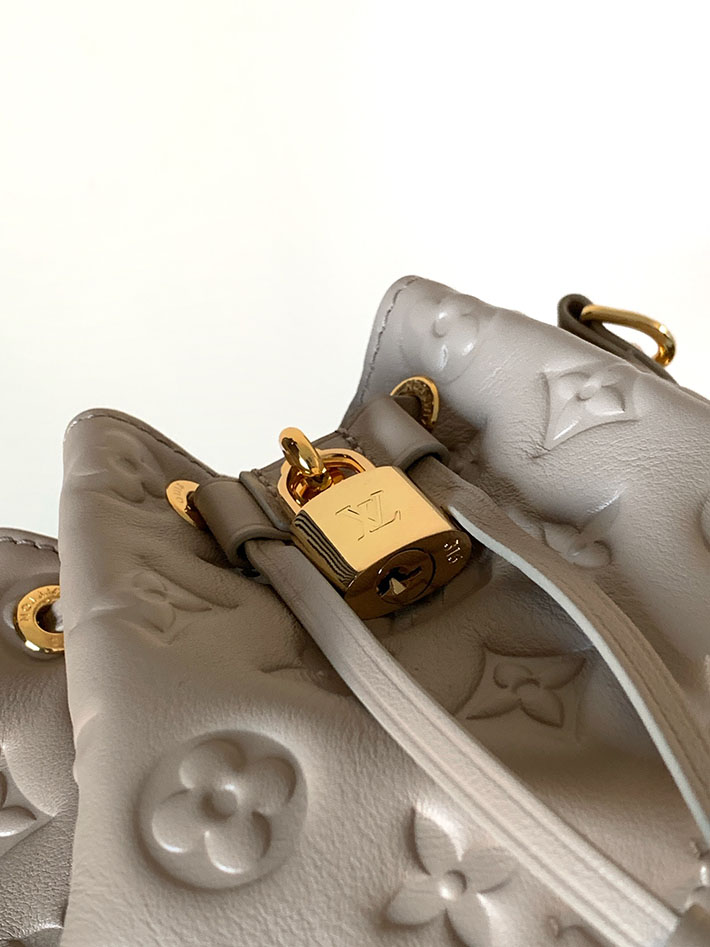 ルイヴィトン販売店舗 バッグ レディース Louis Vuitton クッサン バケット ベージュ M26530 ルイヴィトン バケツ 定価 - 画像 (6)