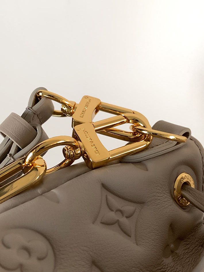 ルイヴィトン販売店舗 バッグ レディース Louis Vuitton クッサン バケット ベージュ M26530 ルイヴィトン バケツ 定価 - 画像 (5)