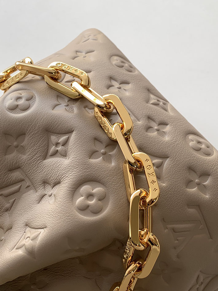 ルイヴィトン販売店舗 バッグ レディース Louis Vuitton クッサン バケット ベージュ M26530 ルイヴィトン バケツ 定価 - 画像 (4)