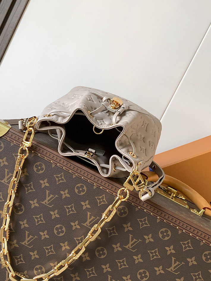 ルイヴィトン販売店舗 バッグ レディース Louis Vuitton クッサン バケット ベージュ M26530 ルイヴィトン バケツ 定価 - 画像 (3)