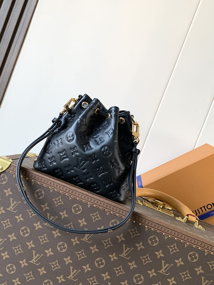 ルイヴィトン販売店舗 バッグ レディース Louis Vuitton クッサン バケット ブラック M26216 ルイヴィトン バケット バッグ - 画像 (8)