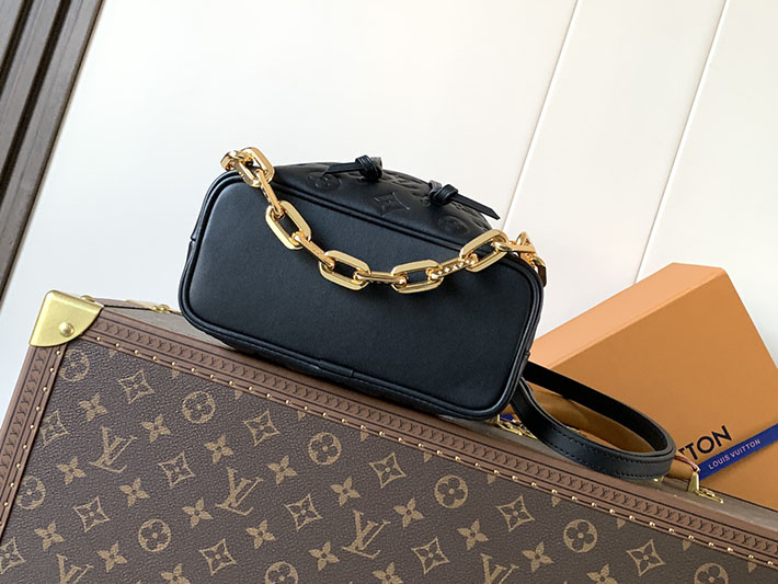 ルイヴィトン販売店舗 バッグ レディース Louis Vuitton クッサン バケット ブラック M26216 ルイヴィトン バケット バッグ - 画像 (7)