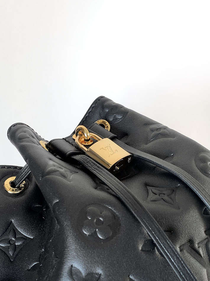 ルイヴィトン販売店舗 バッグ レディース Louis Vuitton クッサン バケット ブラック M26216 ルイヴィトン バケット バッグ - 画像 (6)