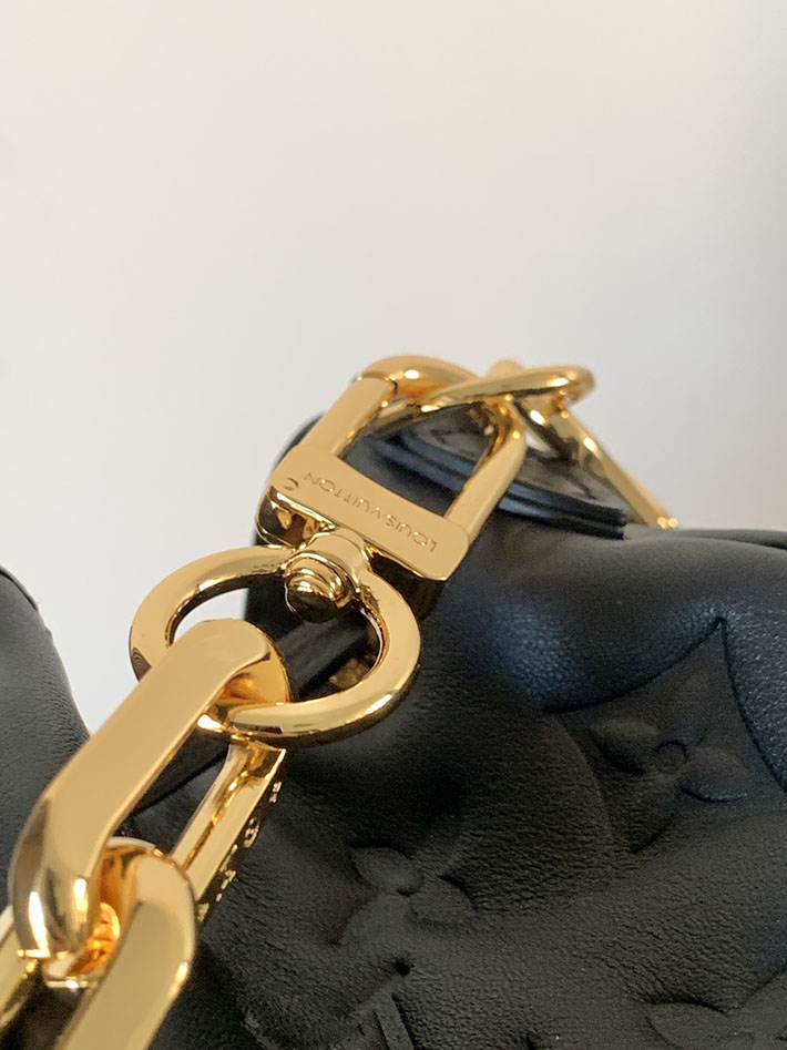 ルイヴィトン販売店舗 バッグ レディース Louis Vuitton クッサン バケット ブラック M26216 ルイヴィトン バケット バッグ - 画像 (5)