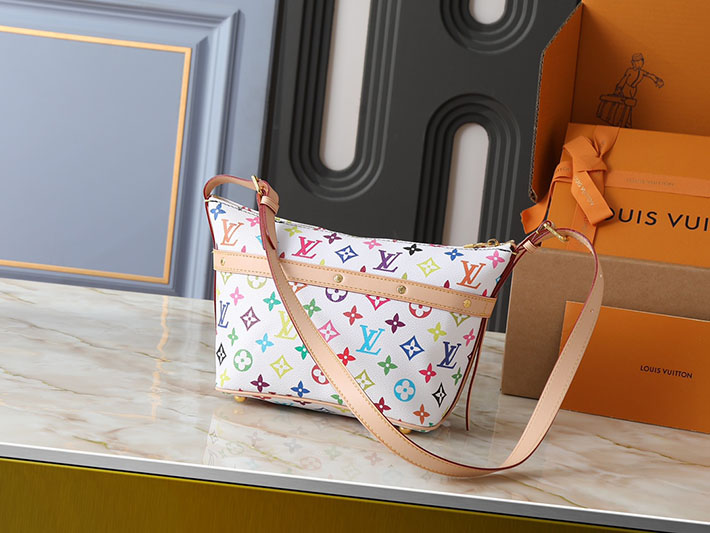 ルイヴィトン販売店舗 バッグ レディース LV × TM クルーザー・トワレバッグ マルチカラー M27900 ルイヴィトン 村上隆 仲 里依紗 - 画像 (8)