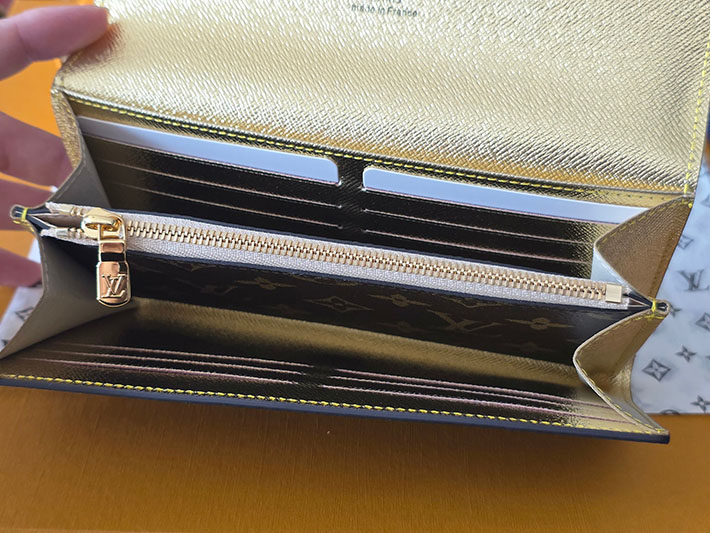 ルイヴィトン販売店舗 財布 レディース Louis Vuitton ポルトフォイユ・サラ ブラウン M15336 ルイヴィトン 長財布 人気ランキング - 画像 (3)