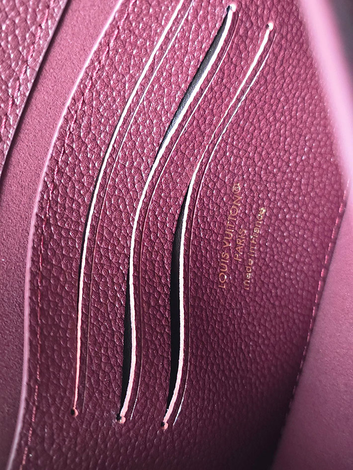 ルイヴィトン販売店舗 バッグ レディース LV ロージー ウォレット オン チェーン ワインレッド M25814 ルイヴィトン ウォレットチェーン - 画像 (3)