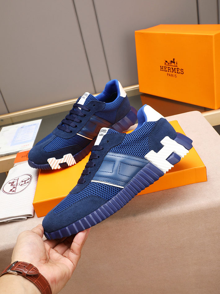 最高級エルメススーパーコピー HERMES Bouncing スニーカー メンズ バウンシング 2629002 エルメス バウンシング メッシュ - 画像 (8)
