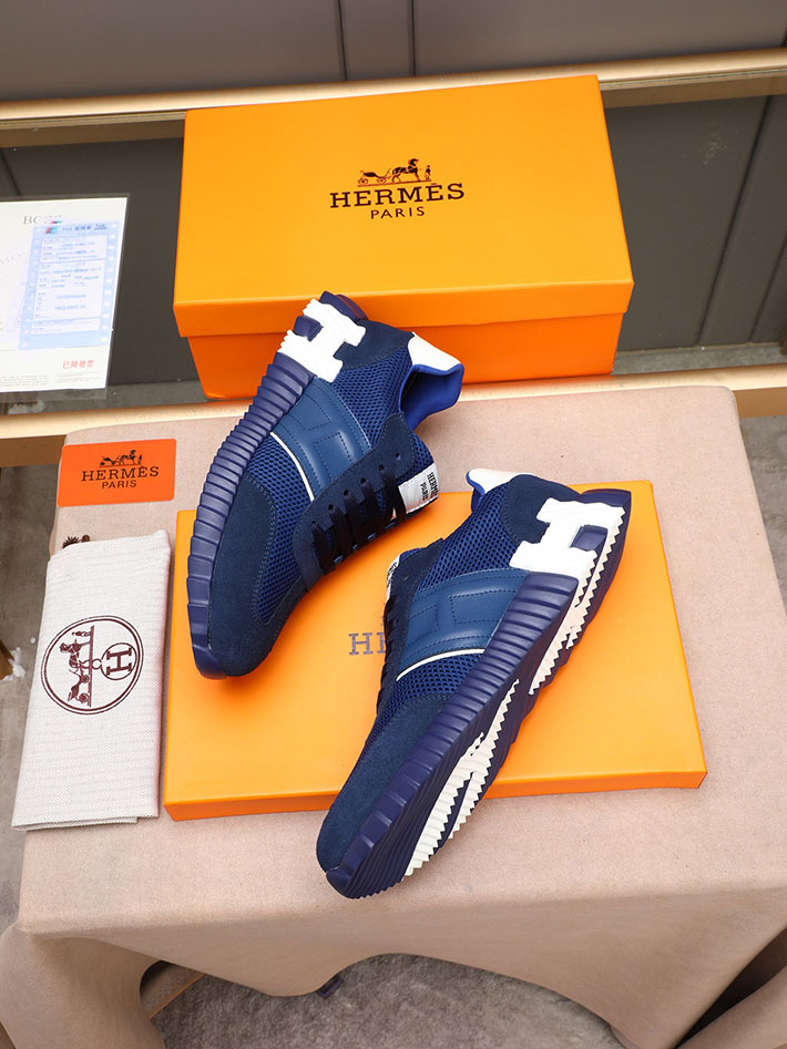 最高級エルメススーパーコピー HERMES Bouncing スニーカー メンズ バウンシング 2629002 エルメス バウンシング メッシュ - 画像 (3)