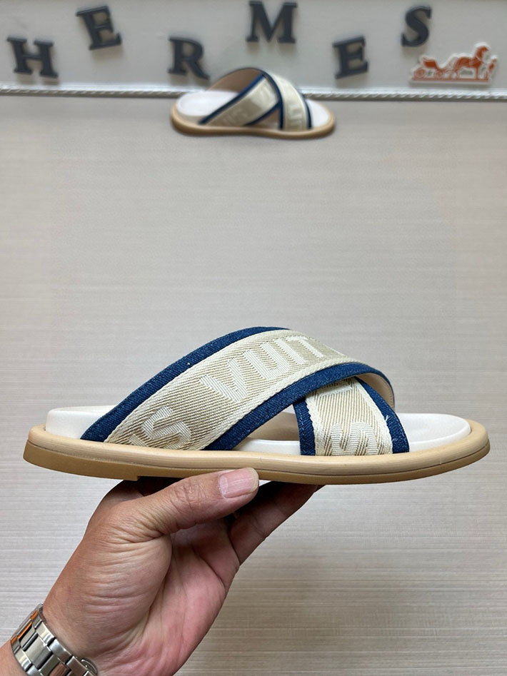 メンズ・レディース兼用 ルイヴィトン サンダル LV ブリス·ライン ミュール テキスタイル 2629011 ルイヴィトン サンダル メンズ - 画像 (6)