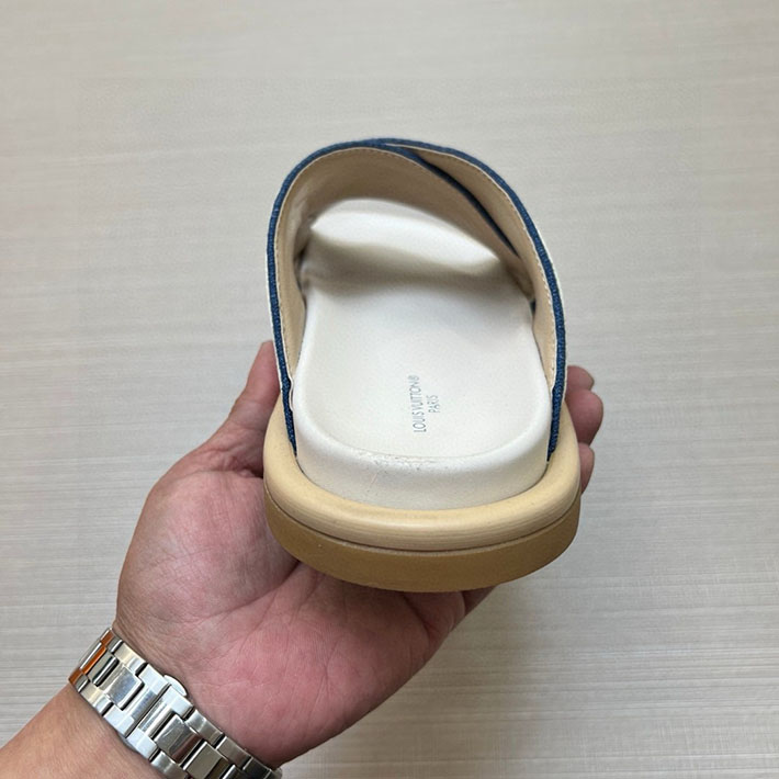 メンズ・レディース兼用 ルイヴィトン サンダル LV ブリス·ライン ミュール テキスタイル 2629011 ルイヴィトン サンダル メンズ - 画像 (4)