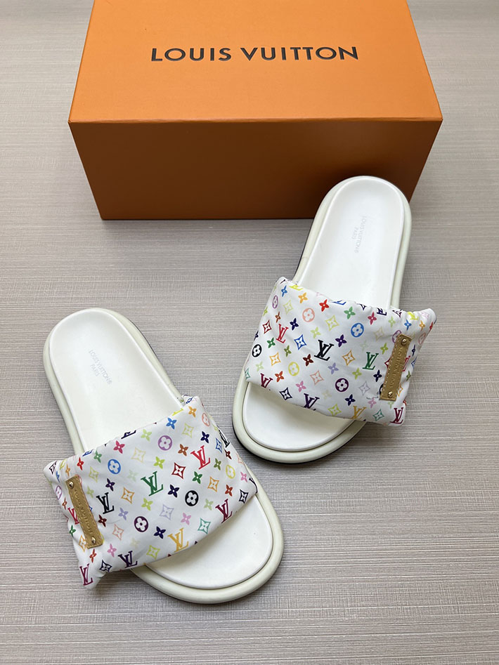 メンズ・レディース兼用 ルイヴィトン サンダル Louis Vuitton x TM プールピロー ミュール 2629013 ルイヴィトン サンダル レディース - 画像 (2)
