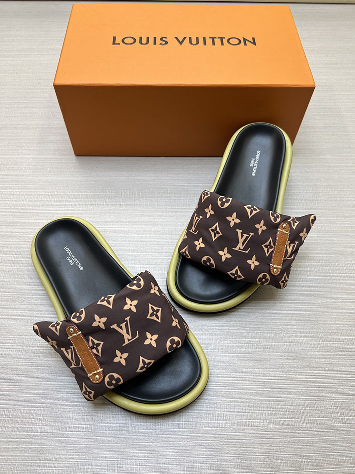 メンズ・レディース兼用 ルイヴィトン サンダル LV プールピロー・ライン ミュール モノグラム 2629021 ヴィトン 靴 レディース - 画像 (2)
