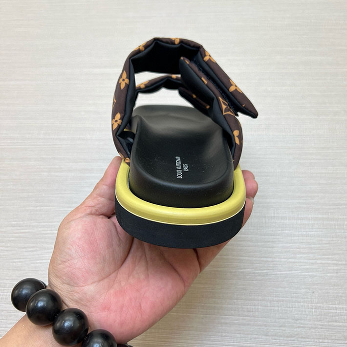 メンズ・レディース兼用 ルイヴィトン LV ボンディア サンダル デニム プールピロー ミュール 2629034 ヴィトン ミュール レディース - 画像 (6)
