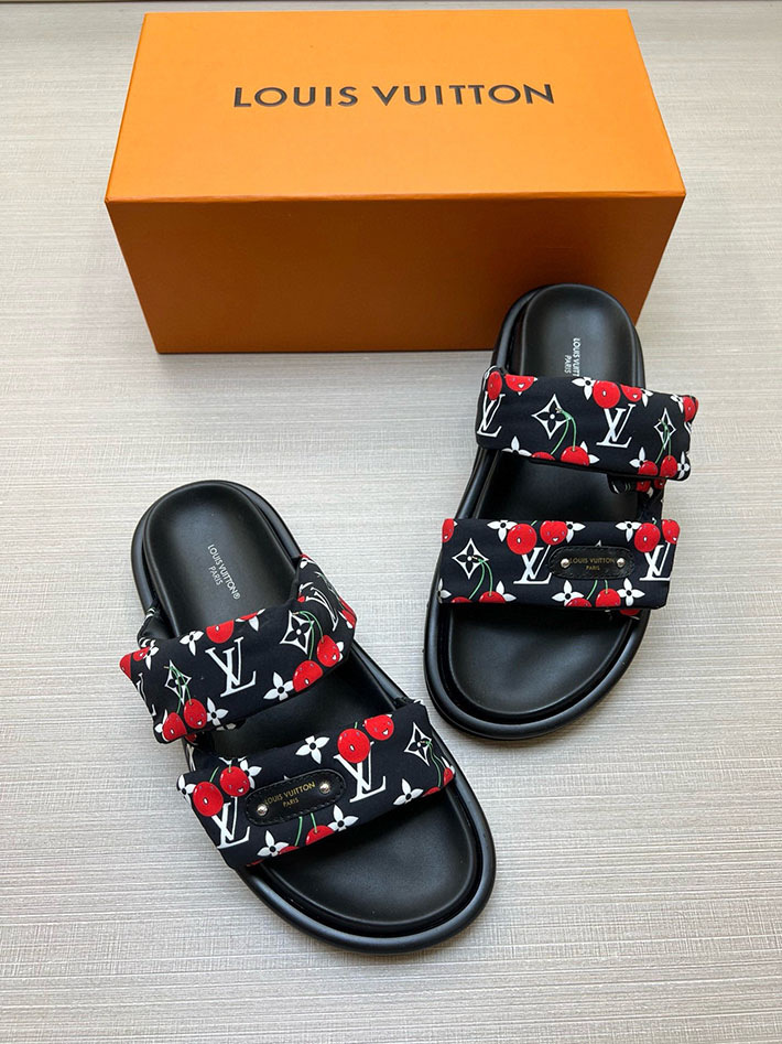 メンズ・レディース兼用 ルイヴィトン LV ボンディア サンダル デニム プールピロー ミュール 2629039 ルイヴィトン 靴 値段 - 画像 (2)