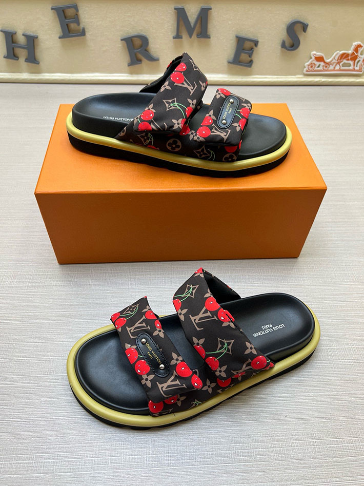 メンズ・レディース兼用 ルイヴィトン LV ボンディア サンダル デニム プールピロー ミュール 2629041 ミュール 可愛い ブランド - 画像 (8)